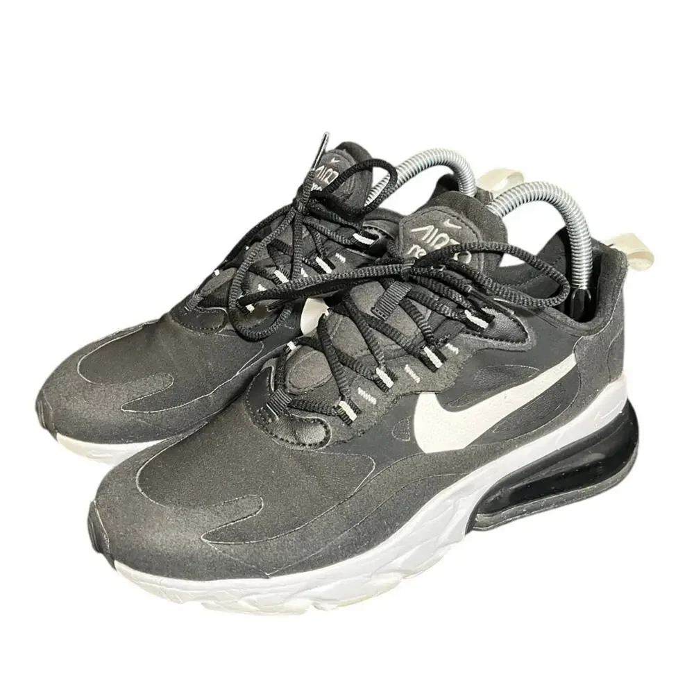 Nike‎ Air Max 270 React Sneakers Running Shoes Black White AT6174-004 US 7.5